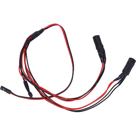Phare universel 10 mm pour voiture télécommandée RC 1/10, éclairage LED, accessoire de modification DIY, bleu et blanc (1/5)