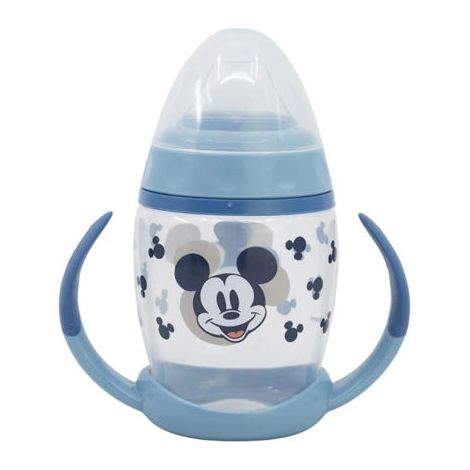 TAZA ENTRENAMIENTO FANCY 270ML C/BOQUILLA SILICONA MICKEY FULL SMILES