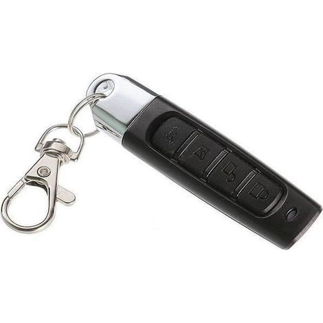1 cloneur de télécommande, 433 MHz programmable, compatible portes de garage et portails, pile 27A 12V (1/4)