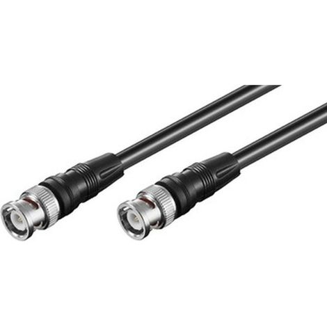 Video-Verbindungskabel BNC (RG59), zweifach geschirmt, BNC-Stecker BNC-Stecker. Kabellänge 10 m (1/5)