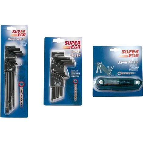 Juego de 9 Llaves Allen 1.5-10mm - Super-Ego (1/2)