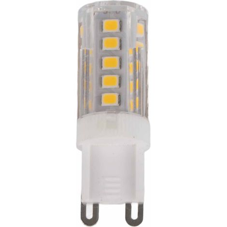 Ampoule LED G9 à intensité variable (5 ou 10 pièces), blanc chaud/blanc, 3 W, 420 lm, angle d'éclairage à 360°. (1/5)