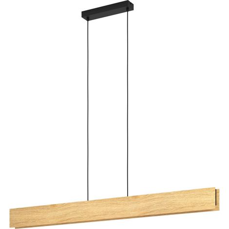 [GEBRAUCHT] B-Ware Eglo Hängeleuchte Pendelleuchte Smart Zig Led Anchorena Z Holz Hell Schwarz Weiß