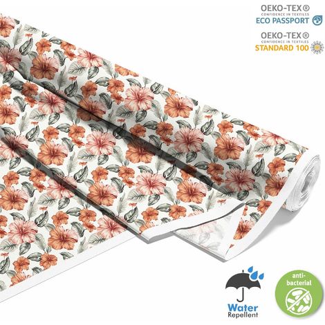 Dekorativer Outdoor-Stoff Oxford - Motiv Blumen I DX5651 (1/5)