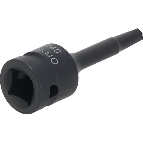 Impact Star Bit Socket 1/2" Drive T40 78mm CR-MO Black Phosphate (1/5)