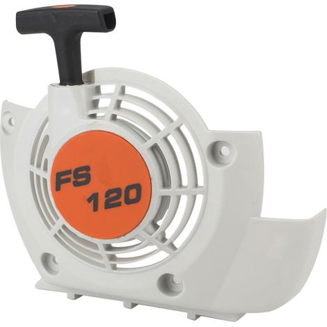 Démarreur à lanceur pour débroussailleuse STIHL FS120/200/250 – Pièce de rechange en PP, 19,5x19,5x7,7 cm (1/4)