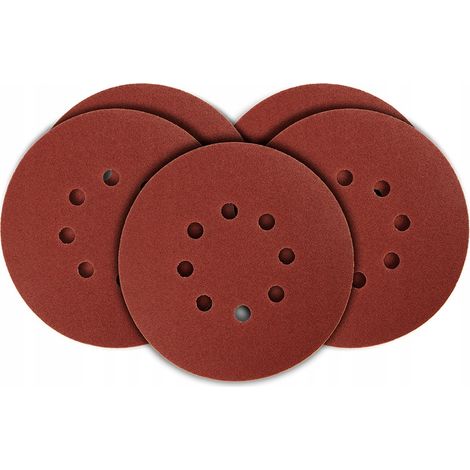 Dischi abrasivi Graphite k150 150 mm velcro 5 pezzi