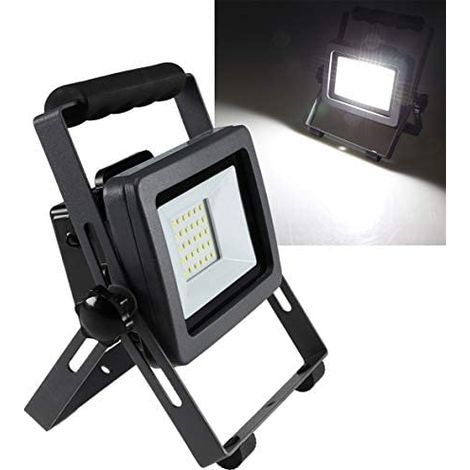 Projecteur à LED rechargeable 20W noir (1/5)
