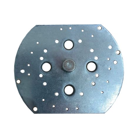 Plaque d'adaptation refoulement réduit téton 12 mm - accessoire de volet roulant