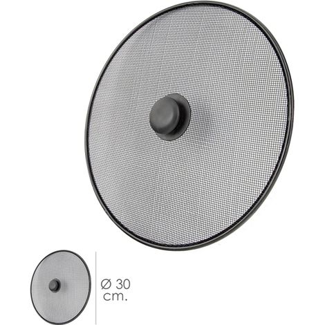 Tapa Anti Salpicaduras Sarten Acero Ø 30 cm. Negro. (1/3)