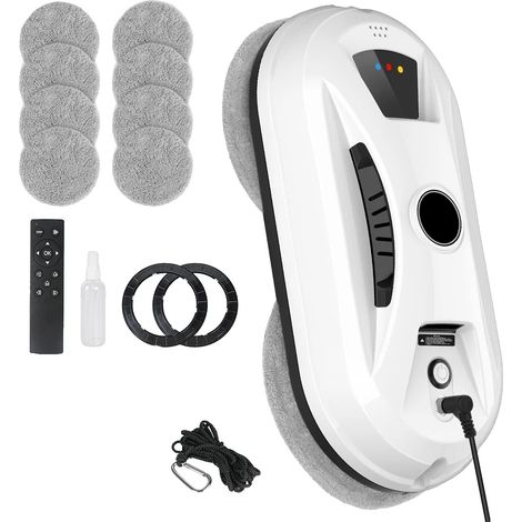 Robot limpiacristales, succión de 5600 Pa, planificación inteligente de rutas, pulverización manual. (1/2)