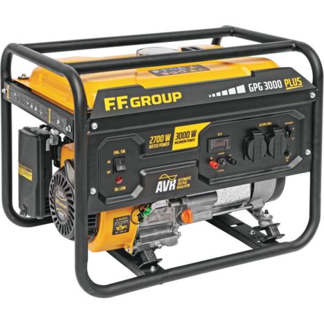 Ff-group gpg 3000 plus gruppo elettrogeno generatore da 3,0 kva a benzina (1/3)