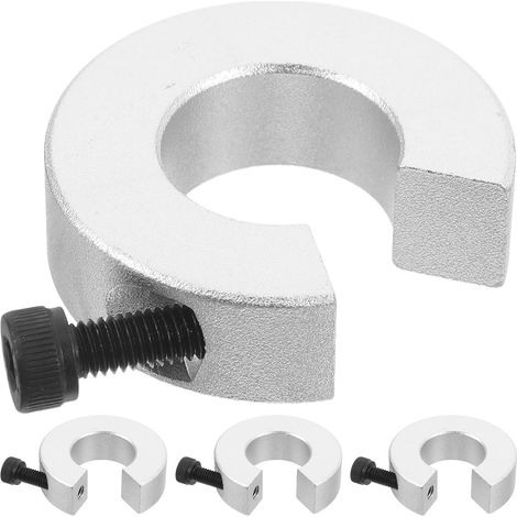 Anneaux de Fixation en Alliage D'aluminium Accessoires pour Équipement D'automatisation 4pcs Bagues D'arrêt Précises pour Rail Linéaire 20mm pour Arbre de Mouvement (1/5)