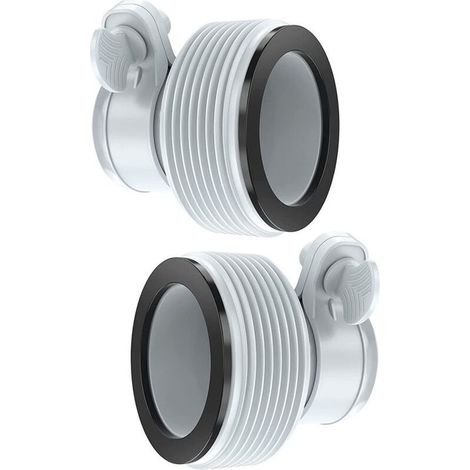 Bestway 58236 - Intex 10722 - Paquete de 2 adaptadores para bombas de filtración de 32 a 38 mm (1/5)