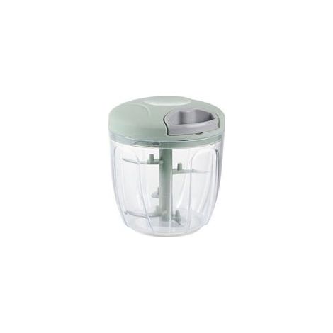 Hachoir manuel 900ml – 5 lames en acier inoxydable – Hachage rapide de légumes, fruits et noix – Utilisation sans électricité - 5-Lames (1/4)