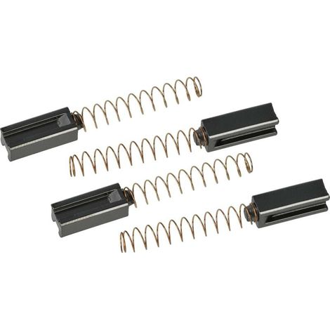 Vhbw – Lot de 4 balais charbon 5x6x16 mm avec ressort – Compatible Leister Igniter BM4 – Pour fonctionnement optimal des appareils électriques - 4 X (1/4)