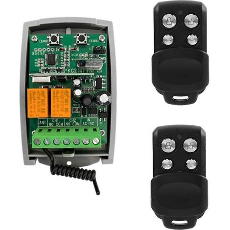 Tuya WIFI Garage Door Remote Control Receiver 433.92mhz 2CH Receiver-As Shown- (1/5)