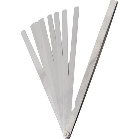 300 mm Dickenmessgerät, 17 Blatt, metrisch, 0,02 bis 1 mm, Edelstahl (1/5)