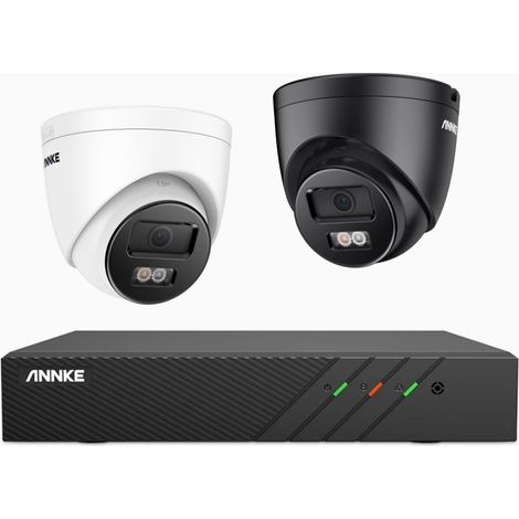 ANNKE 5MP Kit de Cámara Seguridad 2 Cámara Color Visión Nocturna Detección Movimiento (1/5)