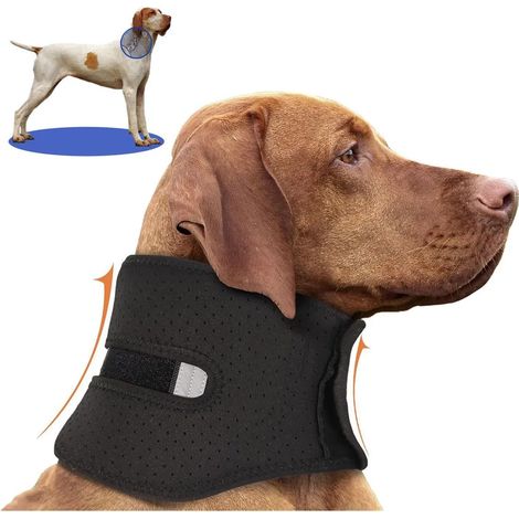 Collier de cou ajustable pour chien, collier anti-léchage, collier de protection pour chiens, taille S (1/5)