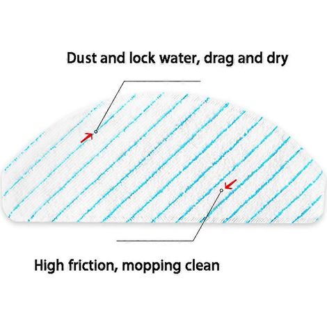 50 lingettes de nettoyage jetables pour aspirateurs robots Ecovacs Deebot OZMO T8 AIVI, T8 Max, T9 Power/Max T10 (accessoires) (1/4)