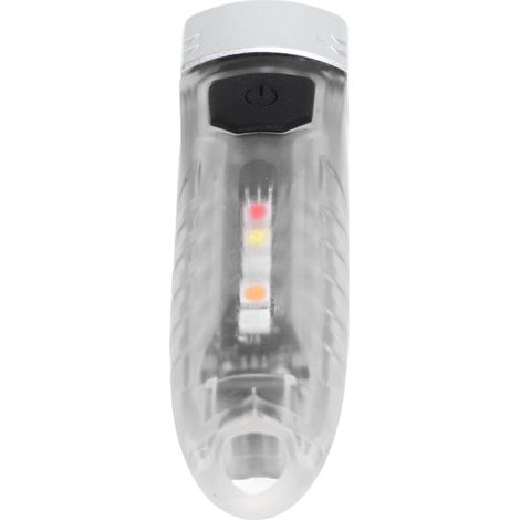 Mini lampe torche LED portable porte-clés rechargeable IPX6 Type C, petite lampe torche d'extérieur 400 lm blanche (1/5)