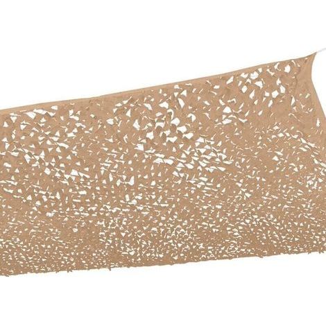 Voile d'ombrage rectangulaire Design Camouflage, 3x4 M, couleur sable, filet d'ombrage