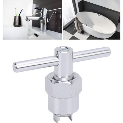 Outil de démontage extracteur compatible avec les pièces et outils de démontage des robinets de douche de baignoire à poignée unique Moen 1200, 1222 et 1225. (1/5)