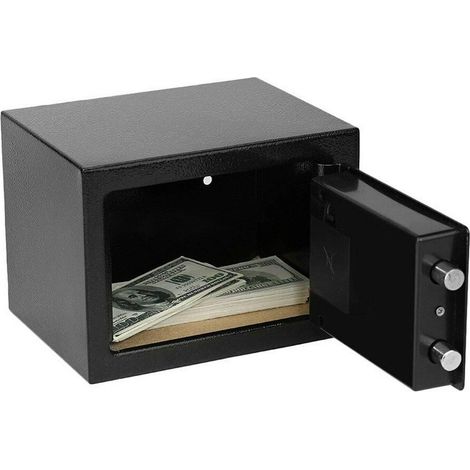 Dayplus – Coffre-fort numérique avec serrure électronique – Acier 4,6 L – Dimensions 23x17x17 cm – Sécurité renforcée pour bureau et maison