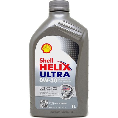 Olio per Motore Auto Shell ACSHEHXULTECT0W301L 1 L 0W30
