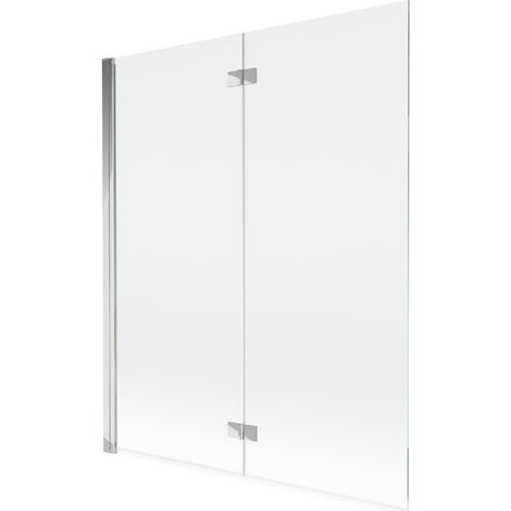 Paroi de douche Mexen Mist 2 volets gauche 140 x 150 cm, transparent, chrome - 8A9-140-002-01-00-L (1/5)
