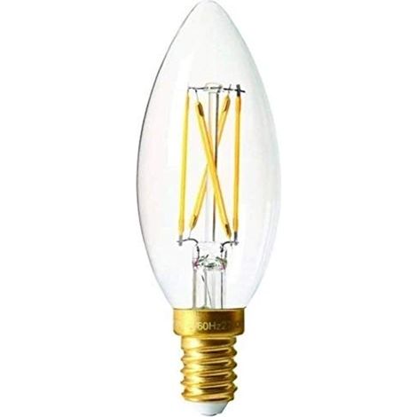 Flamme C35 Filament LED 4W E14 2700K 320Lm Dim. Cl.