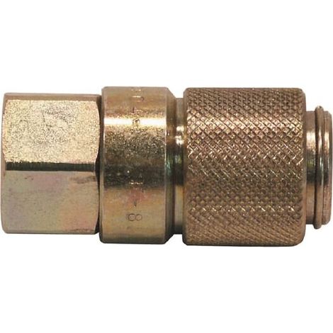 Racor r谩pido sistema medici贸n'hembra plana 1/8" NPT FASTER DF0418NPTF (1/2)