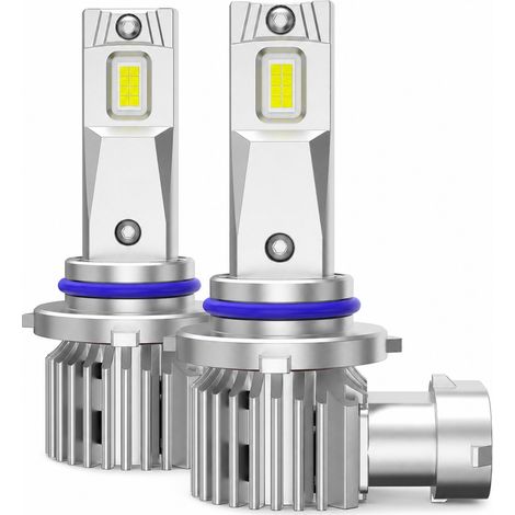 Ampoule LED H1 pour Phare de Voiture, Argentée, 64 W 6400 lm, 8 LED Double Face (1/5)