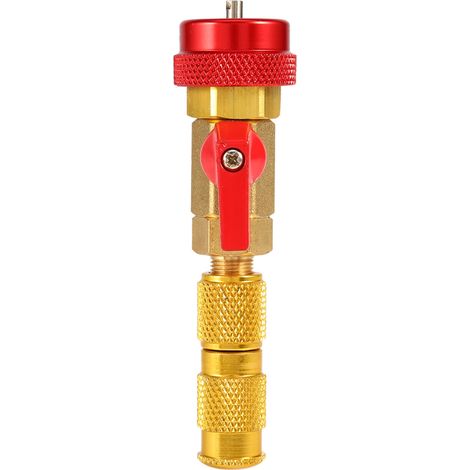 Kit de dépose/pose de noyaux de valve R134A pour climatisation - Outil haute et basse pression (1/5)