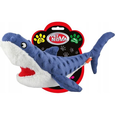 Pet Nova Hai-Plüschtier mit Quietscher, 35 cm, 1 Stück. (1/2)