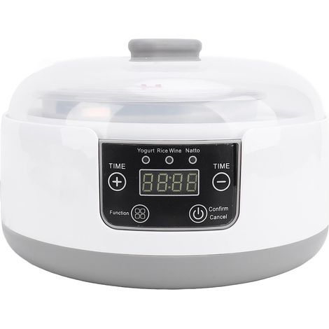 Machine de Fabricant de Yogourt électrique 1,2 L Yogourt Maison Natto Maker Small Home Yogourt Incubateur avec Pots (Plug UE 100-240V) (1/5)