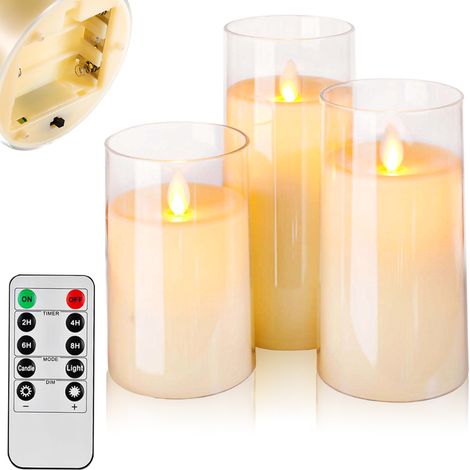 Candela LED Heckermann 16400, 3 pezzi (1/5)
