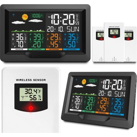 Black Weather Station with Display BD-904 (1/5)