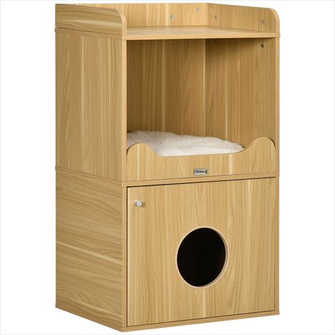 Maison pour chat 2 en 1 3 niveaux 60 x 45 x 103 cm (1/5)