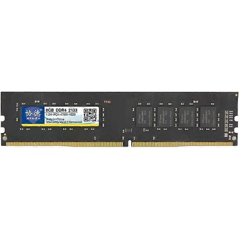 Module de mémoire vive DDR4 2133 MHz 8 Go - Compatibilité totale avec les PC de bureau (1/5)