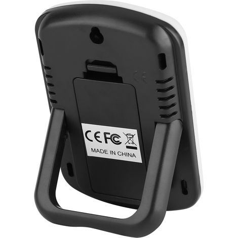 Thermomètre sans fil émetteur + récepteur, mesure de température intérieure et extérieure pour la maison et le bureau. (1/5)
