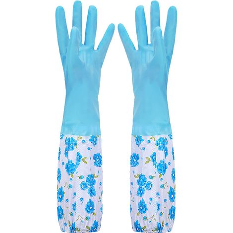 Tablier Manches Longues - Caoutchouc Imperméable Anti-taches - Cuisine Restauration Ménage - 1 Pièce (1/5)