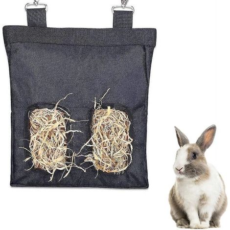 Sac à foin pour lapins et cochons d'Inde, mangeoire à foin pour lapins et cochons d'Inde, Labb (1/5)