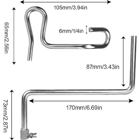 Tendeur de Fil de Clôture Tendeurs 6mm Poignée de Serrage Outil de Tension pour Fil Barbelé et Clôture Agricole Jardin (1/4)