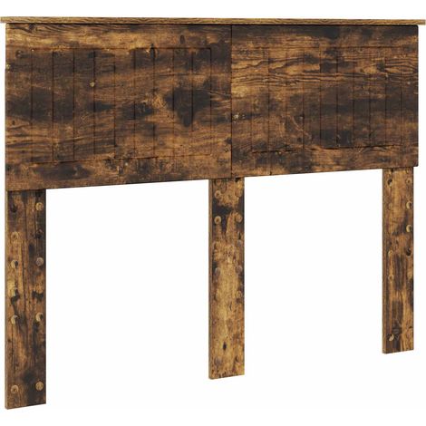 Tête de lit Chêne fumé 120 cm Bois d'ingénierie (1/5)