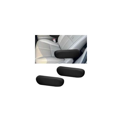 2 Pièces Voiture Accoudoir Pad Universel Noir Protège Accoudoir Voitur Housse Daccoudoir de Voiture Housse Daccoudoir de Siège Avant de Voiture pour la Plupart des Voitures Camions SUV Etc