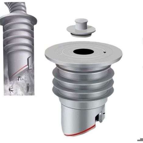 Bouchon Anti-Odeur - Diamètre 35-40 mm - Silicone et ABS - Pour Machine À Laver et Lave-Vaisselle - 1 Pièce (1/4)