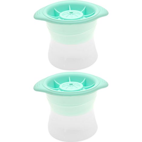 Verre À Whisky - Moule À Glace Sphérique - Set De Rafraîchissement Pour Boissons - 2 Verres + 1 Moule (1/5)