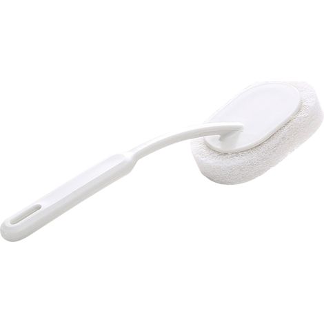 Brosse À Nettoyer Avec Manche Long - Éponge Abrasive Non Rayante Pour Baignoire Carrelage Salle De Bain Toilette Sol Mur - 30,5 X 8 X 2,7 Cm - 1 Pièce (1/3)